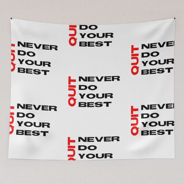 Item preview, Never do your best black and red designed and sold by Gawop.