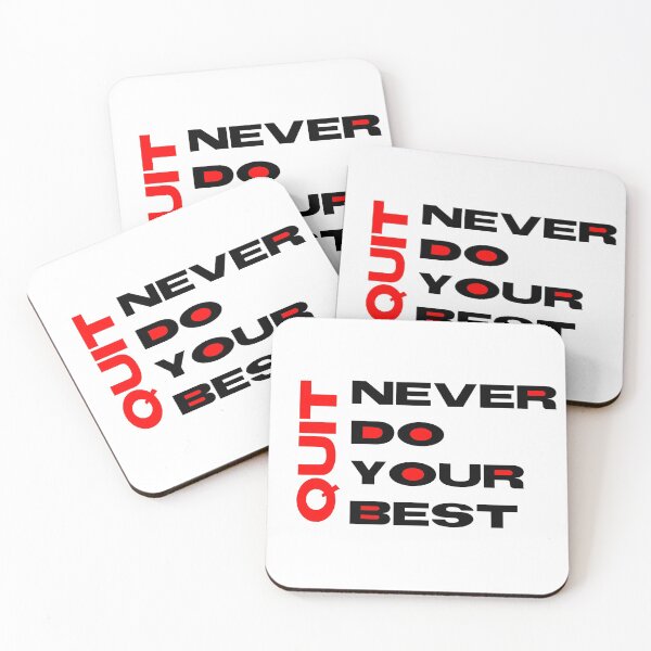 Item preview, Never do your best black and red designed and sold by Gawop.
