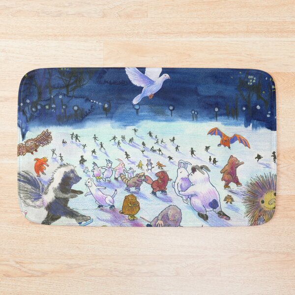 Item preview, Magical night woodland creatures figure skate, after the people are gone designed and sold by ByCAP.