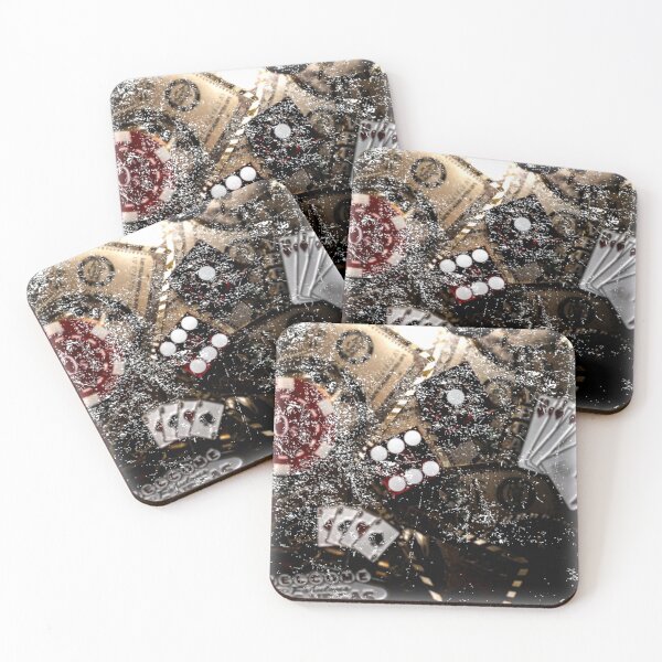 Item preview, Poker Dices Chips And Metal Cards designed and sold by LuckyKermit.