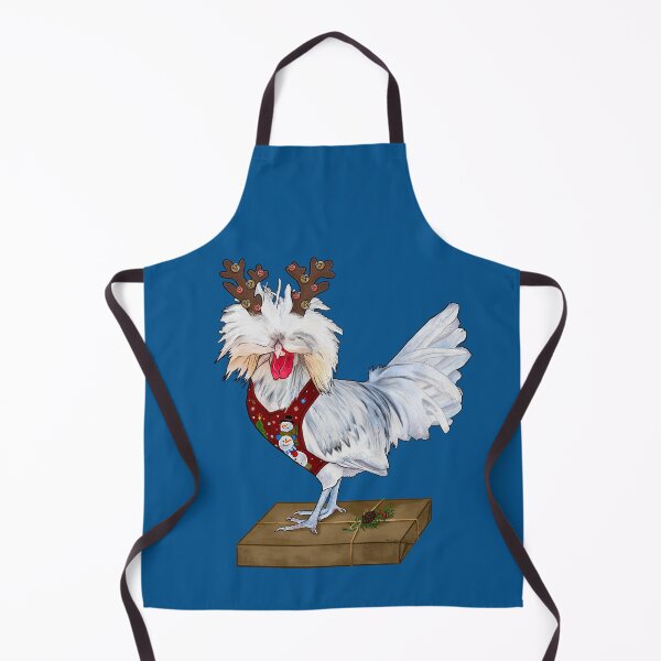 Item preview, Splash Polish Rooster In An Ugly Christmas Sweater Vest, Reindeer Antlers, And Gift designed and sold by iamgirl1.