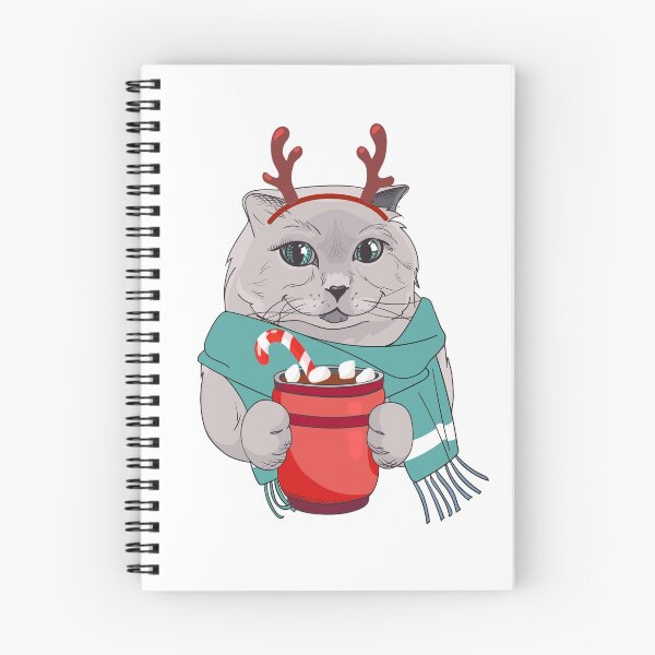 Item preview, Cute christmas cat designed and sold by Red-Master.