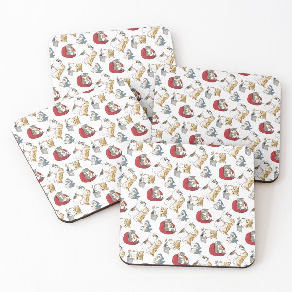 Item preview, Cute kittens illustration pattern designed and sold by Black6ird.