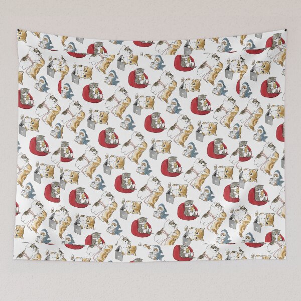 Item preview, Cute kittens illustration pattern designed and sold by Black6ird.