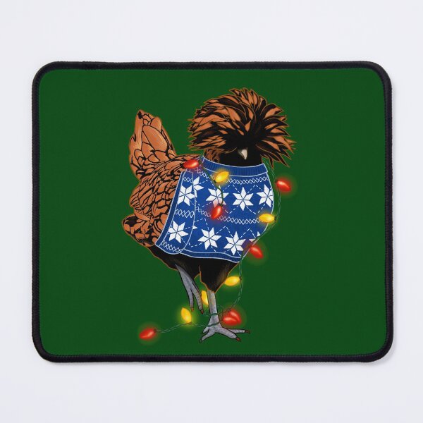 Item preview, Golden-Laced Polish Chicken In Ugly Christmas Sweater Tangled In Lights designed and sold by iamgirl1.