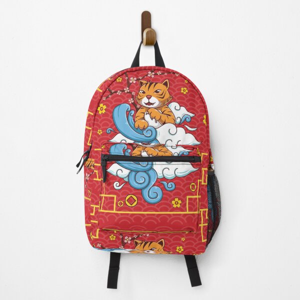 Item preview, Happy Chinese New Year 2022 Year of the Tiger - Cartoon Tiger - Fire Engine Red designed and sold by johnta17.