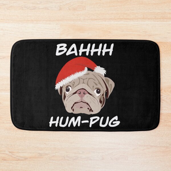 Item preview, Bahh Hum-Pug funny Christmas designed and sold by DesignsBySaxton.