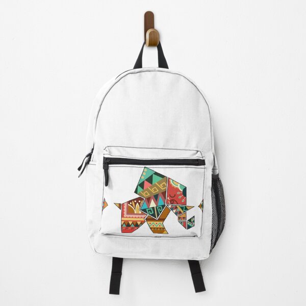 Item preview, Bohemian Color Geometric Shape Elephant designed and sold by Island Canvas.