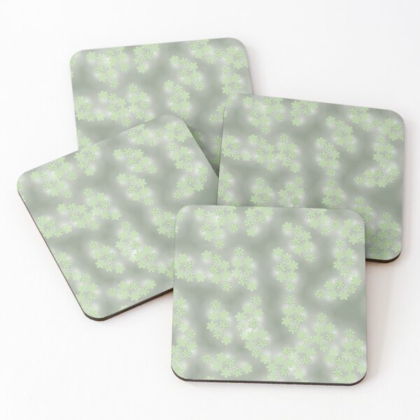 Item preview, flowers on an olive background designed and sold by Natairbrush.