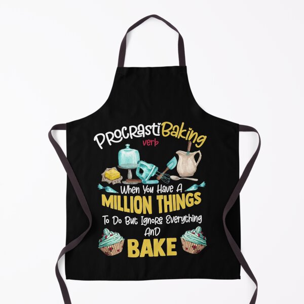 Item preview, ProcrastiBaking Funny Baker Baking Lover designed and sold by Dressed For Duty.