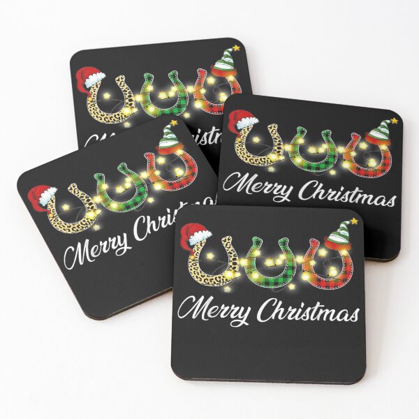 Item preview, Merry Christmas horse shoes with lights holiday pajama designed and sold by Kelly993.