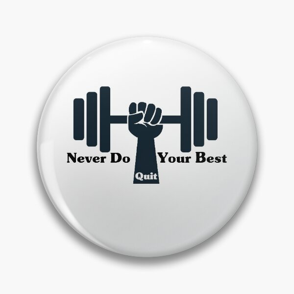 Item preview, never do your best quit sticker designed and sold by Innovational.