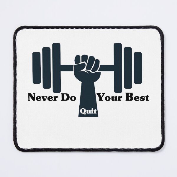 Item preview, never do your best quit sticker designed and sold by Innovational.
