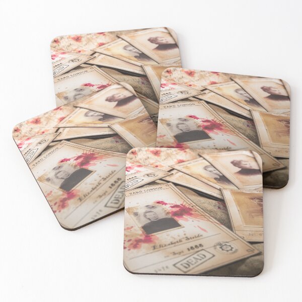 Item preview, Jack the Ripper victims, Scotland Yard, 1888. The killer murdered 12 women. Pictures with blood - a dark crime from the Victorian time. designed and sold by Paolo Modena Photography    -   Fine Italian Art.