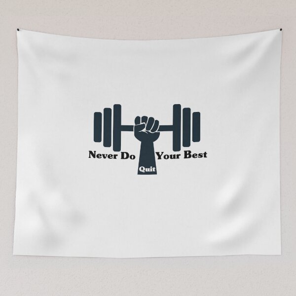 Item preview, never do your best quit sticker designed and sold by Innovational.