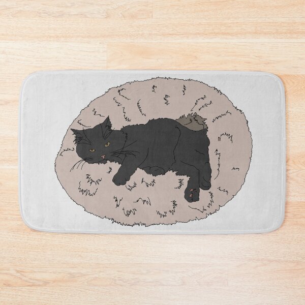 Item preview, Lazy Cat (Black) designed and sold by nklange240.