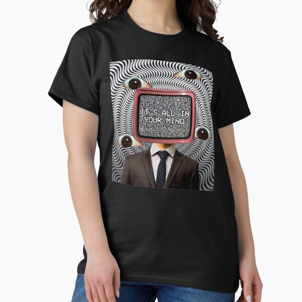 Item preview, Weirdcore Aesthetic Weird Eyes Optical Illusion TV designed and sold by Alex2201.