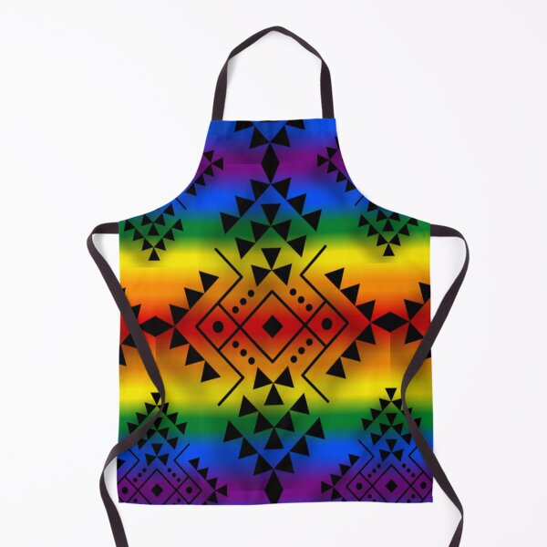 Item preview, Rainbow Gradient Geometric Native Print designed and sold by JMWCD.