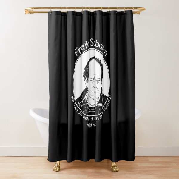 Frank Sobotka - The Wire Shower Curtain