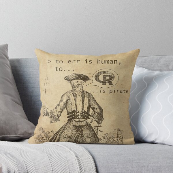 Item preview, To err is human, to R is Pirate (arrrr)!!! designed and sold by Groenendijk.