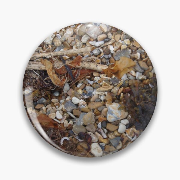 Item preview, Pebbles And Seaweed on Hayling Beach, UK designed and sold by lezvee.