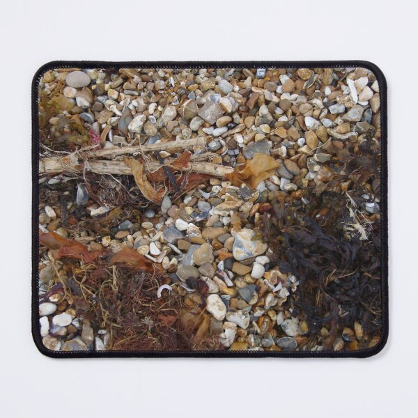 Item preview, Pebbles And Seaweed on Hayling Beach, UK designed and sold by lezvee.