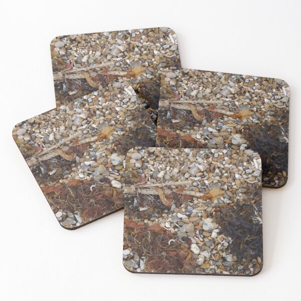 Item preview, Pebbles And Seaweed on Hayling Beach, UK designed and sold by lezvee.