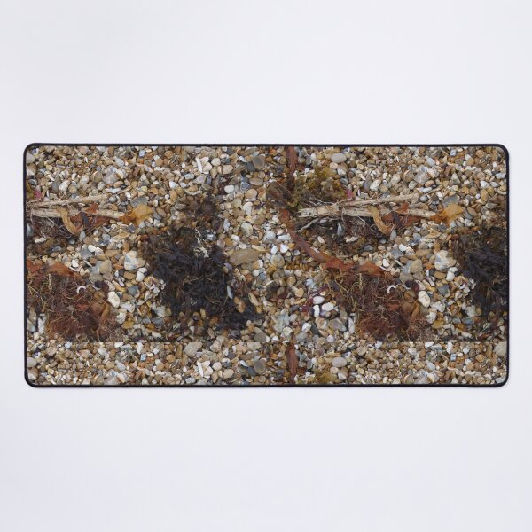 Item preview, Pebbles And Seaweed on Hayling Beach, UK designed and sold by lezvee.