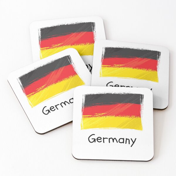 Item preview, German Flag - Oil Paint Effect with Black Letters designed and sold by hijackhippo.