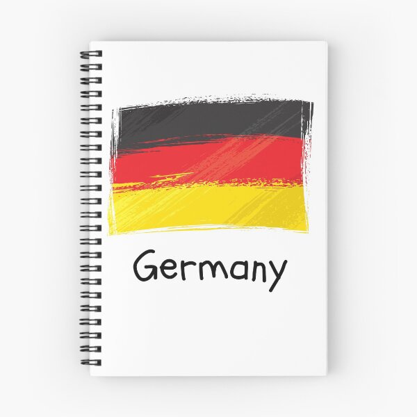 Item preview, German Flag - Oil Paint Effect with Black Letters designed and sold by hijackhippo.