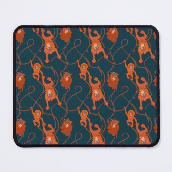 Item preview, Orangutans swinging from jungle vines designed and sold by Leanne  Nowell.