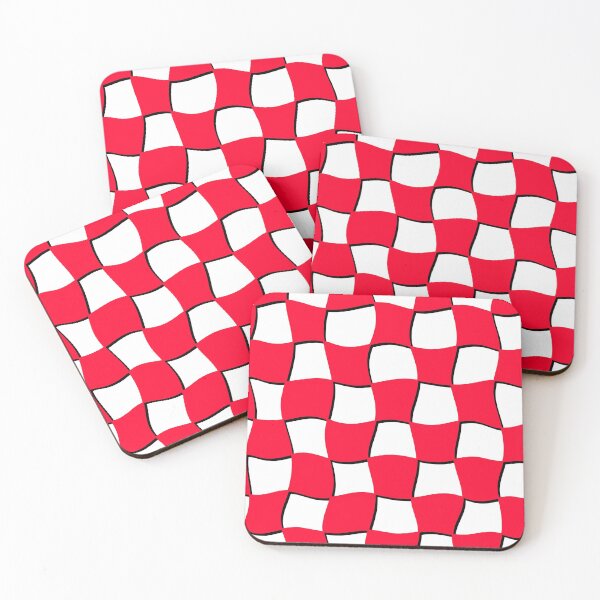 Item preview, red curved checkers designed and sold by Jessiwins19.