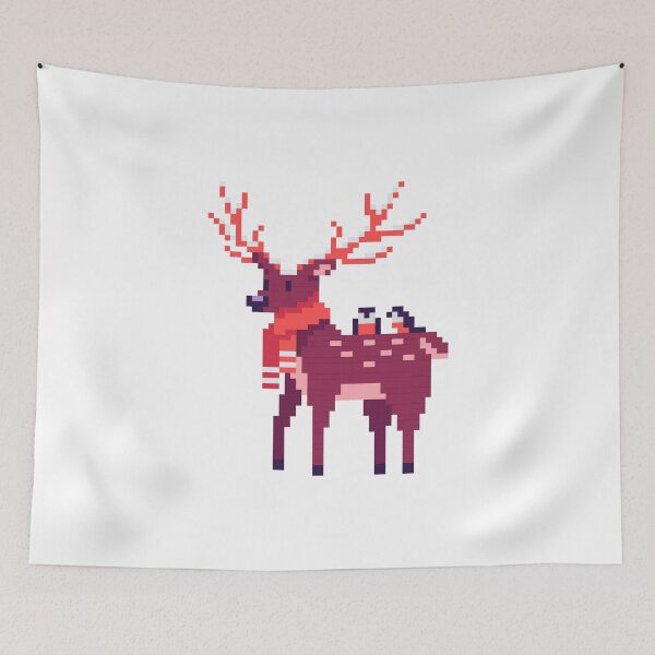 Item preview, Christmas Pixel deer designed and sold by Den Alman.