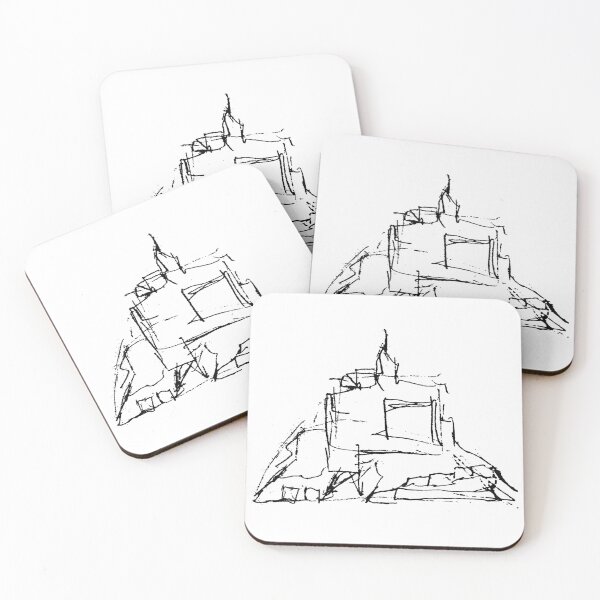 Item preview, Mont Saint Michel - Sketch Design designed and sold by Lucie Jamais.