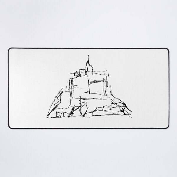 Item preview, Mont Saint Michel - Sketch Design designed and sold by Lucie Jamais.