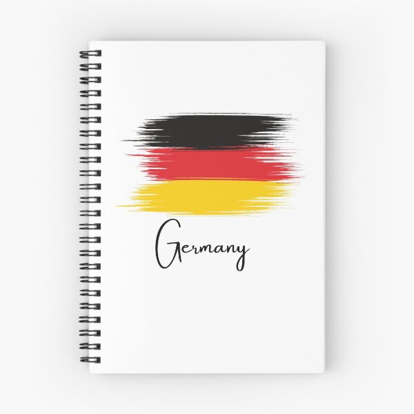 Item preview, German Flag - Brush Stroke with Black Letters designed and sold by hijackhippo.
