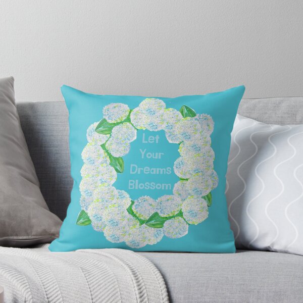 Item preview, Hydrangea Wreath Inspirational Quote designed and sold by concettaellis.