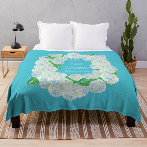 Item preview, Hydrangea Wreath Inspirational Quote designed and sold by concettaellis.