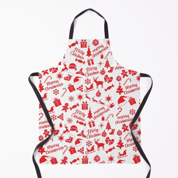 Item preview, Red Merry Christmas Pattern designed and sold by Soumita.