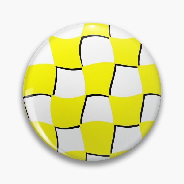 Item preview, yellow curved checkers designed and sold by Jessiwins19.