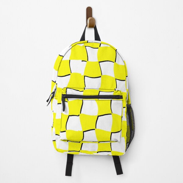 Item preview, yellow curved checkers designed and sold by Jessiwins19.