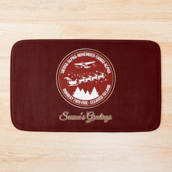 Item preview, Christmas design for pilots, air traffic controllers, flight schools Santa Airlines retro card designed and sold by stearman.