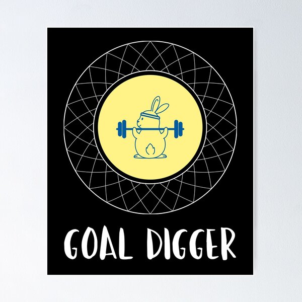 Item preview, Conejito Goal Digger designed and sold by Leonardo Palumbo.