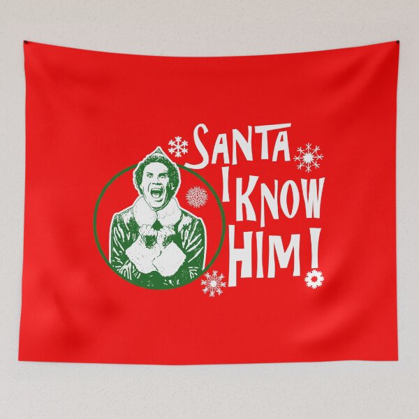 Item preview, Santa I Know Him Buddy The Elf designed and sold by Alema Art.