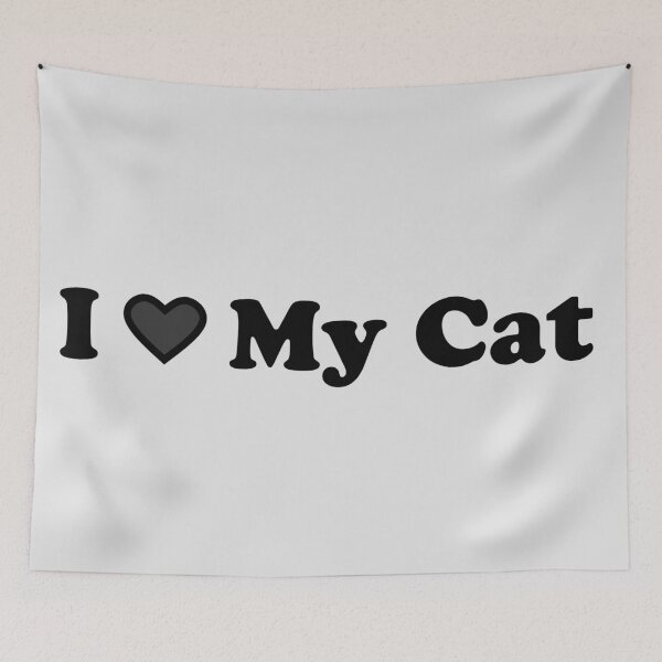 Item preview, I Heart My Cat (Black) designed and sold by nklange240.