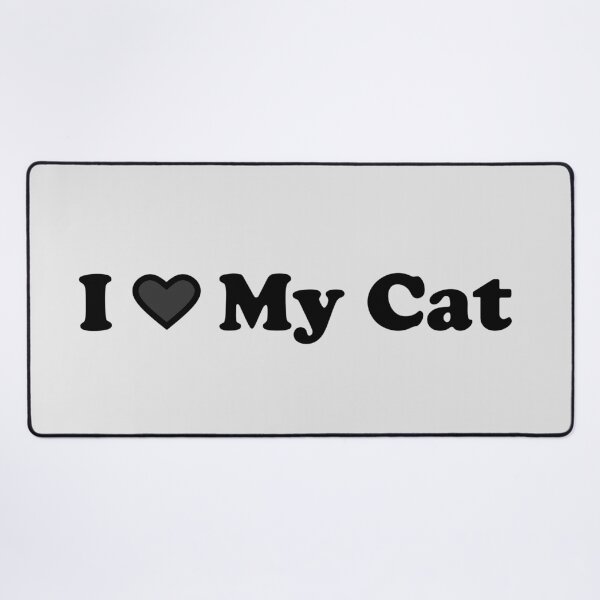 Item preview, I Heart My Cat (Black) designed and sold by nklange240.