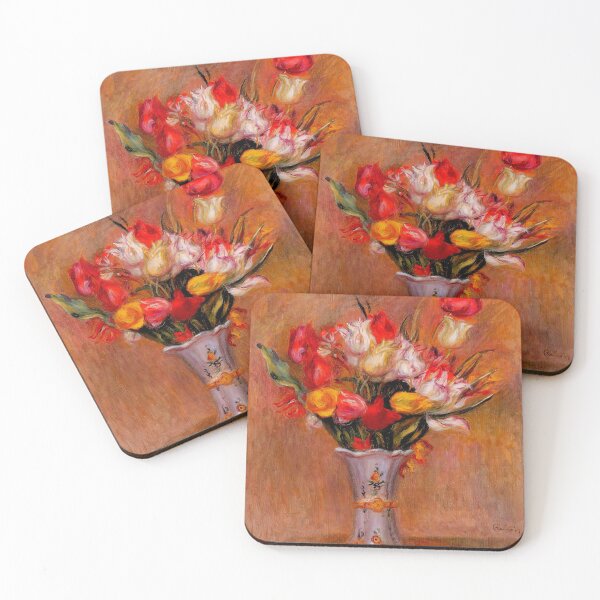 Artikelvorschau, Tulpen von Pierre-Auguste Renoir entworfen und verkauft von ReimagineStore.