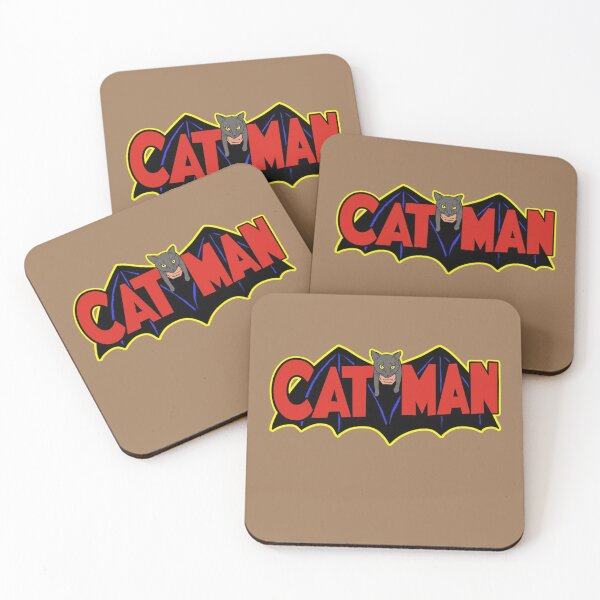 Item preview, Cat Man with Bat Wing Logo  designed and sold by madelenema4u.