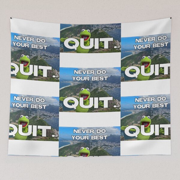 Item preview, Never do your best quit happy frog designed and sold by Gawop.