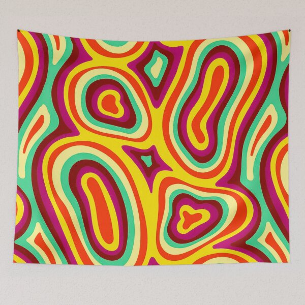 Item preview, Groovy Psychedelic Pattern  designed and sold by TheSkullArmy.